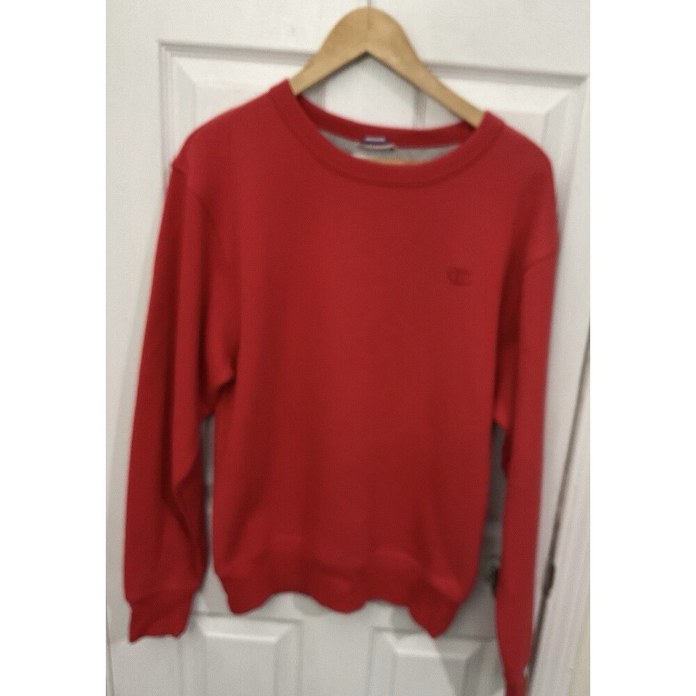 Champion Red Crewneck Sweatshirt Small